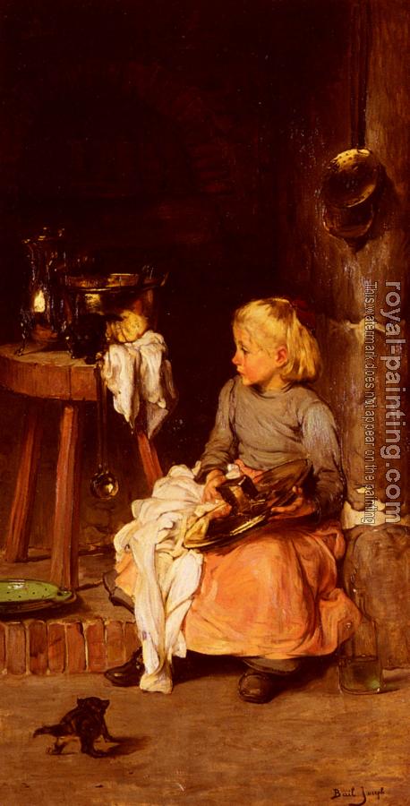 Joseph Bail : The Little Girl with the Cauldron